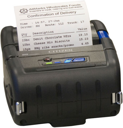 Citizen Portable Barcode Printer