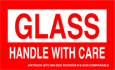 AirTrack® Fragile Shipping Labels