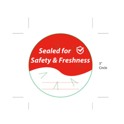Star Barcode Label