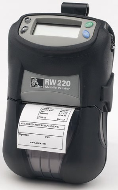 Zebra Portable Barcode Printer