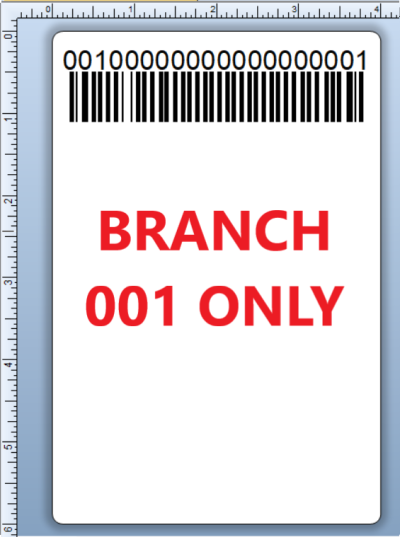 BCI Barcode Label