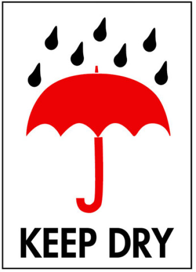 Packing Keep Dry Shipping Labels