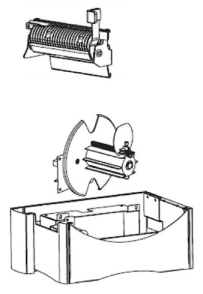 Zebra Label Rewinder