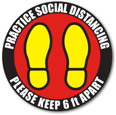 AirTrack® Anti-Slip Floor and Wall Barcode Label