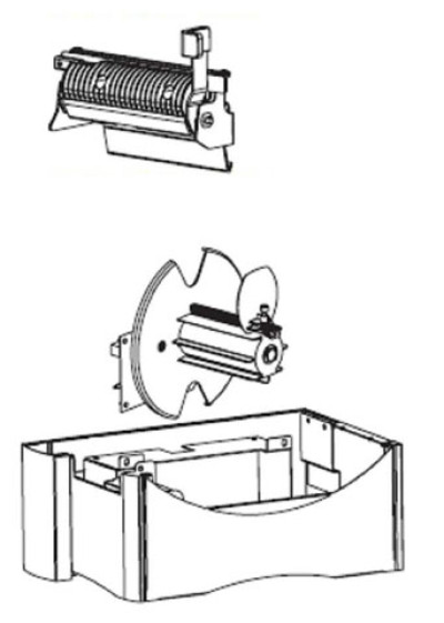 Zebra Label Rewinder