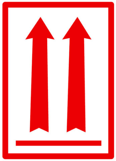 Packing Keep Upright Shipping Labels