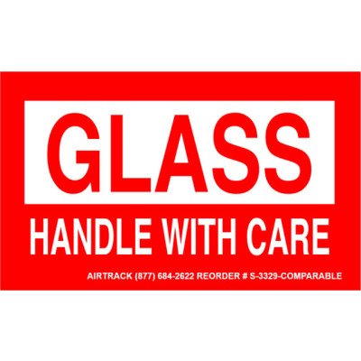 AirTrack® Fragile Shipping Labels