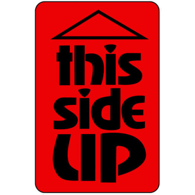Caution This Side Up Shipping Labels