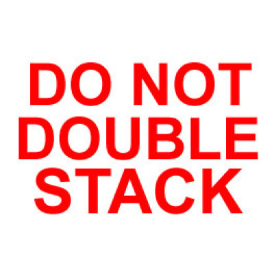Packing Do Not Double Stack Shipping Labels