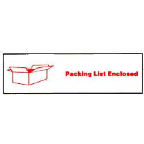 Printed Tape Packing List Enclosed Shipping Labels
