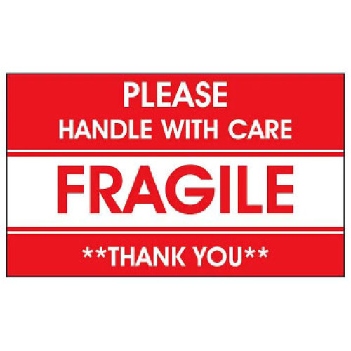 AirTrack® Fragile Shipping Labels