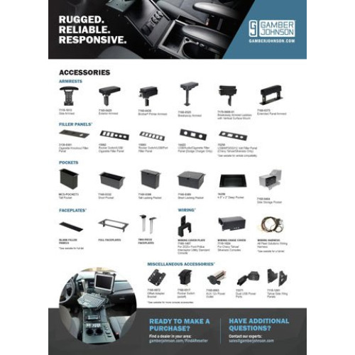 Gamber-Johnson Mounting Hardware and Stands