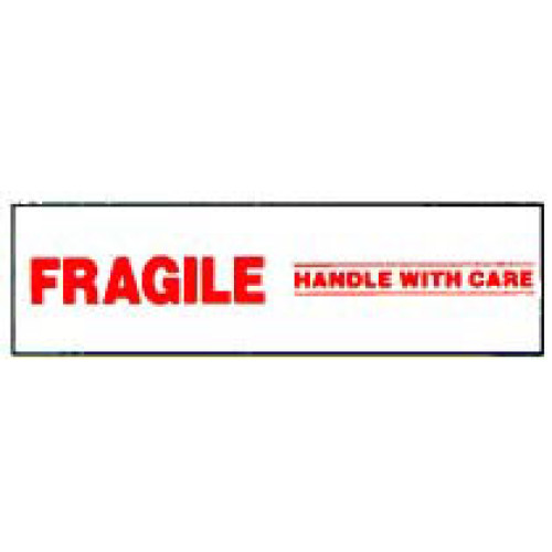 Printed Tape Fragile Shipping Labels