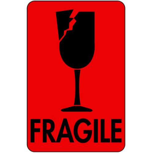 Caution Fragile Shipping Labels