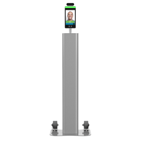 Barcodes Temperature Screening Kiosk Pedestal with Battery Data Terminal